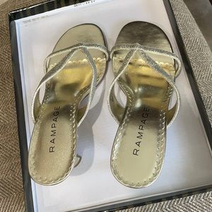 Beautiful evening slippers.